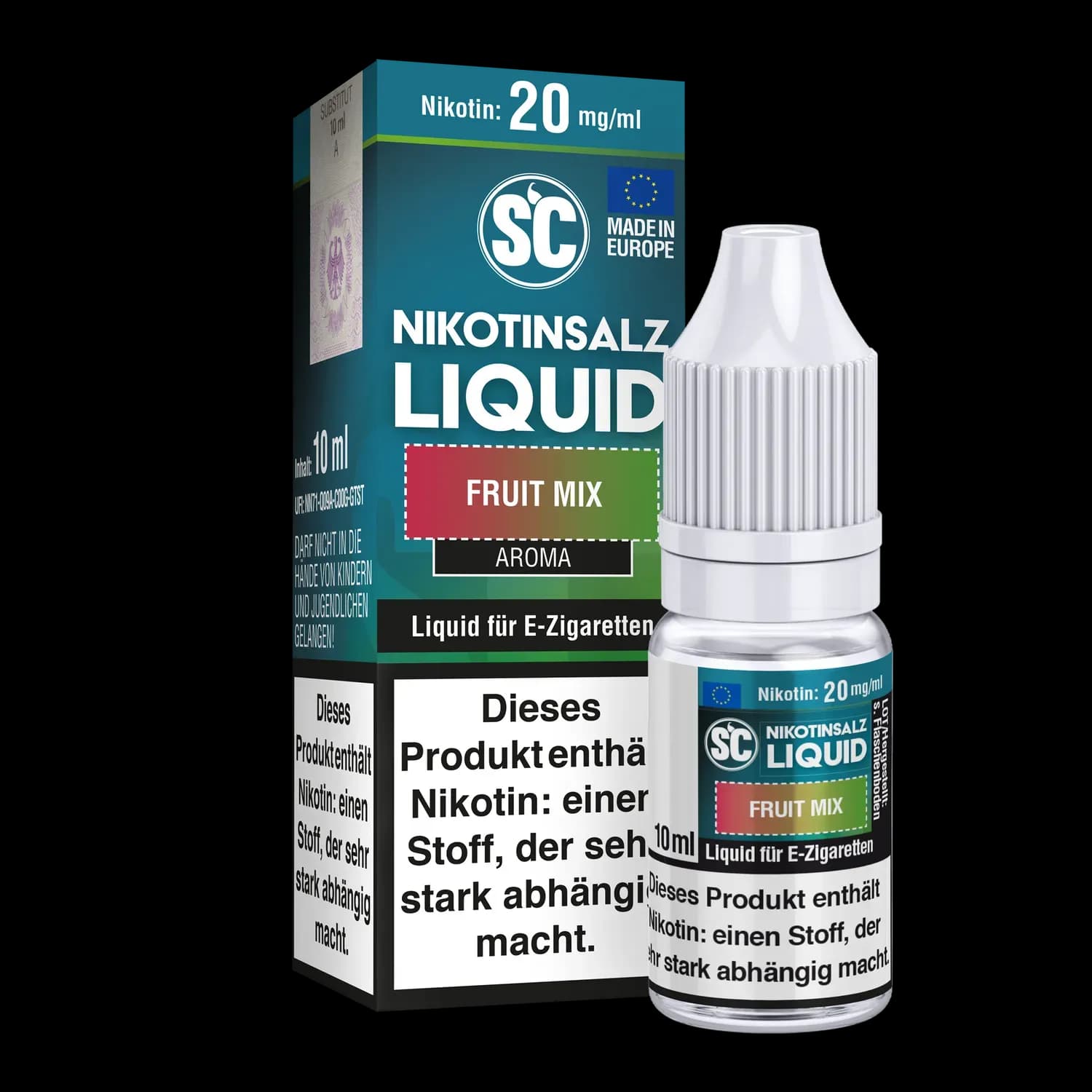 SC - Fruit Mix - Nikotinsalz Liquid (Packung: 1er Packung / Stärke: 20 mg/ml) (795,00 EUR / liter)