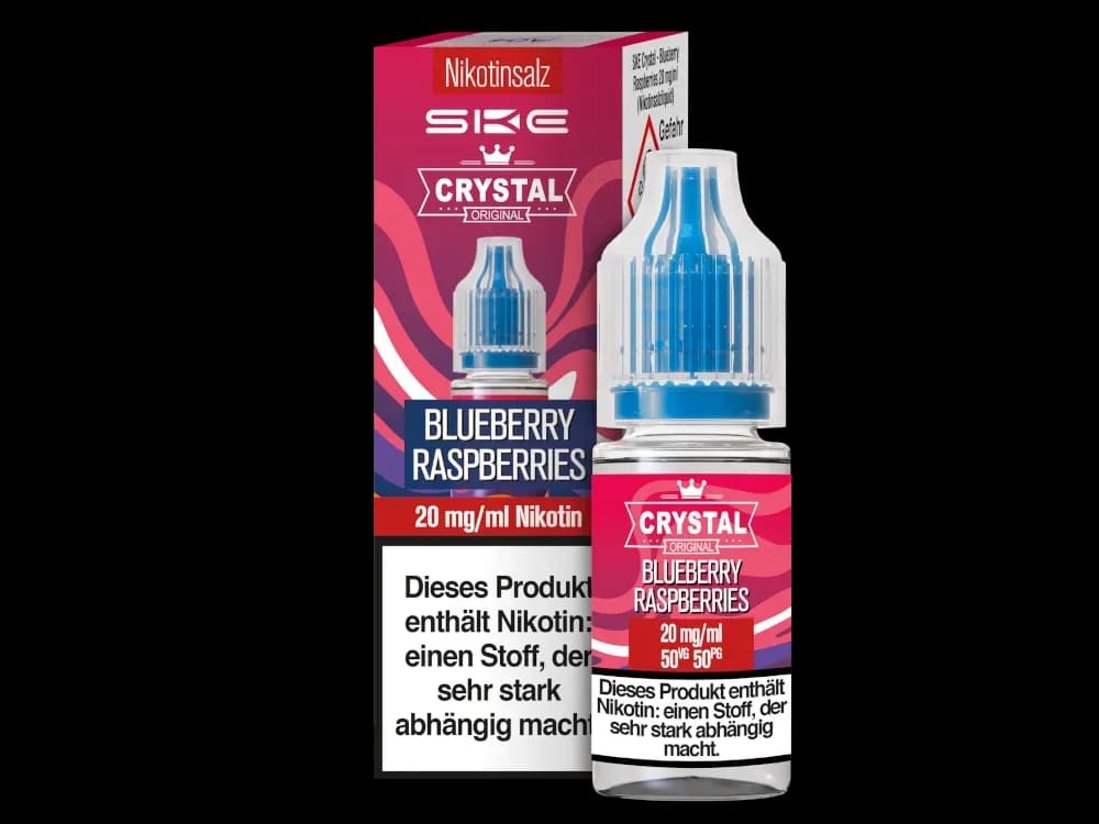 SKE - Crystal - Nikotinsalz Liquid - Blueberry Raspberries (Packung: 1er Packung / Stärke: 20 mg/ml / Geschmack: Blueberry Raspberries) (895,00 EUR...
