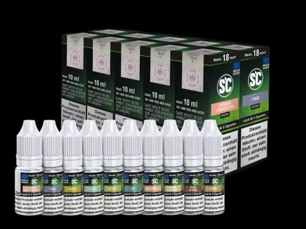 Gourmet Probierbox E-Zigaretten Liquid (Stärke: 6 mg/ml) (629,50 EUR / liter)