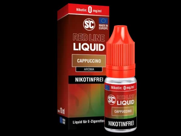 SC - Red Line - Cappuccino - Nikotinsalz Liquid (Packung: 1er Packung / Stärke: 5 mg/ml) (795,00 EUR / liter)