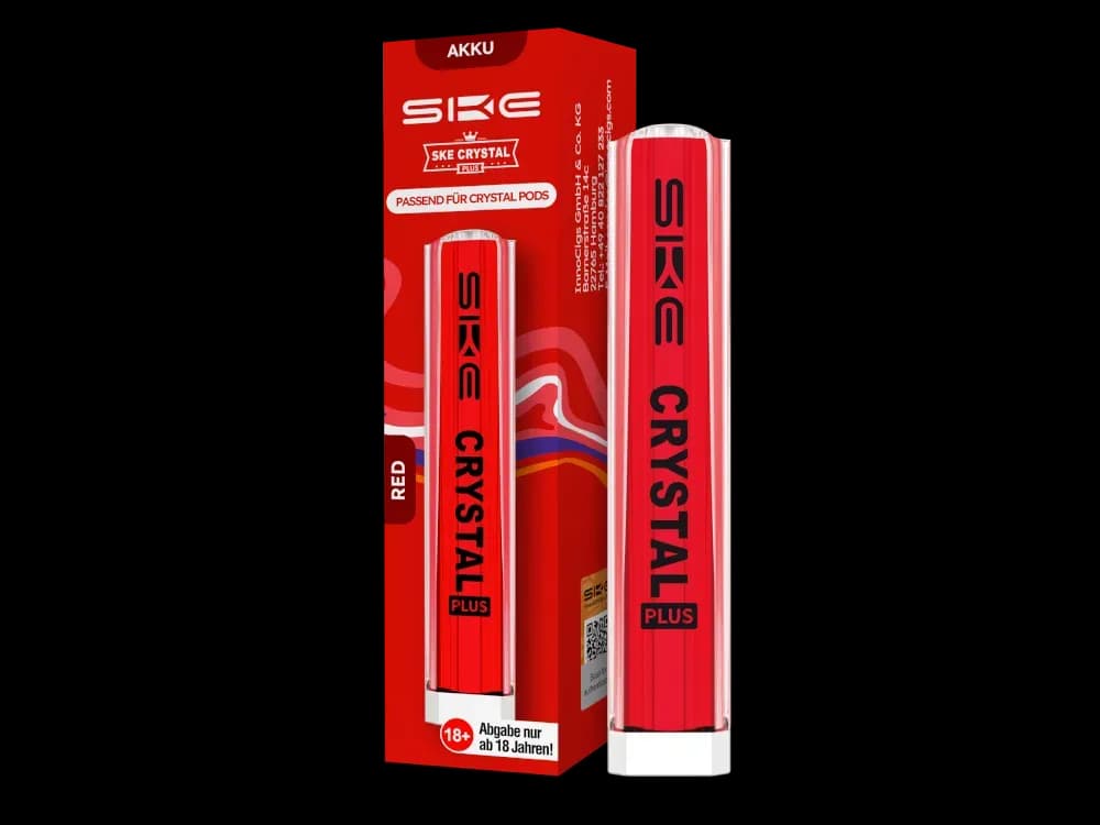 SKE - Crystal Plus Akku 400 mAh (Packung: 1er Packung / Farbe: rot)