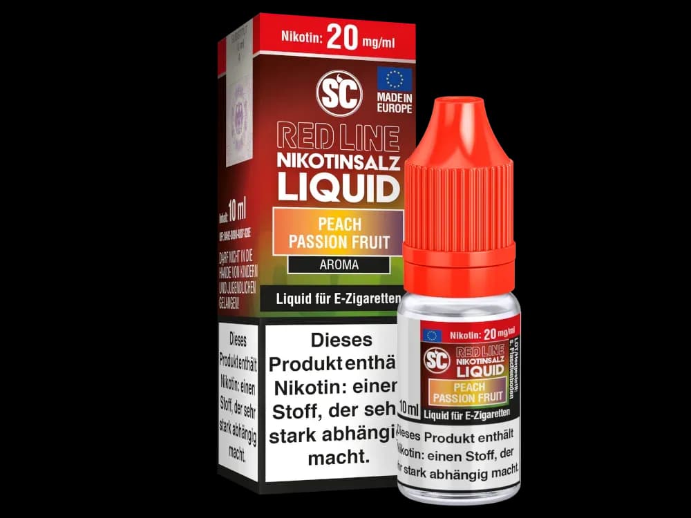 SC - Red Line - Peach Passion Fruit - Nikotinsalz Liquid (Packung: 1er Packung / Stärke: 10 mg/ml) (795,00 EUR / liter)
