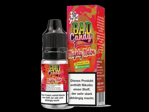 Bad Candy Liquids - Mighty Melon - Nikotinsalz Liquid  (Packung: 1er Packung / Stärke: 20 mg/ml) (895,00 EUR / liter)