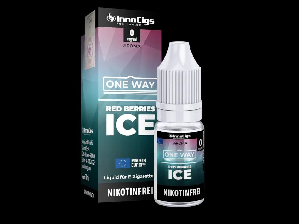 InnoCigs - One Way - Red Berries Ice - Nikotinsalz Liquid (Packung: 1er Packung / Stärke: 0 mg/ml) (895,00 EUR / liter)