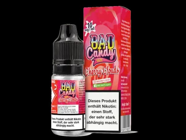 Bad Candy Liquids - Cherry Cloud - Nikotinsalz Liquid  (Packung: 1er Packung / Stärke: 20 mg/ml) (895,00 EUR / liter)