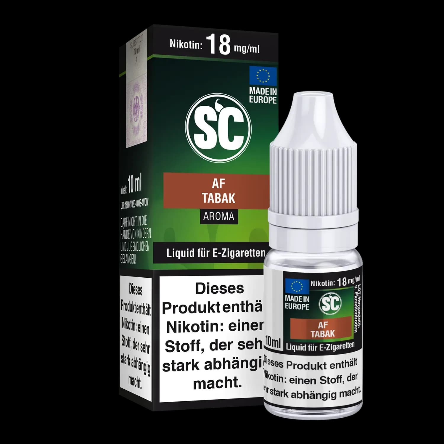 SC Liquid - AF Tabak (Packung: 1er Packung / Stärke: 18 mg/ml) (695,00 EUR / liter)