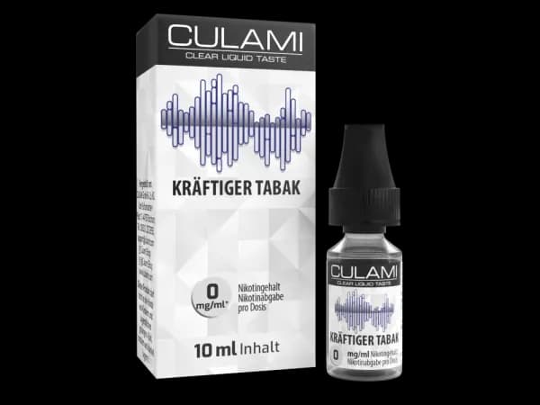 Culami - Liquids - Kräftiger Tabak (Packung: 1er Packung / Stärke: 12 mg/ml / Geschmack: Kräftiger Tabak) (895,00 EUR / liter)