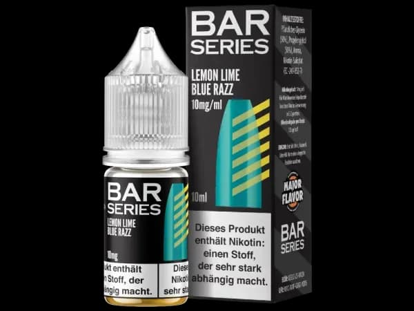 Bar Series - Nikotinsalz Liquid - Lemon Lime Blue Razz (Packung: 1er Packung / Stärke: 20 mg/ml / Geschmack: Lemon Lime Blue Razz) (895,00 EUR /...