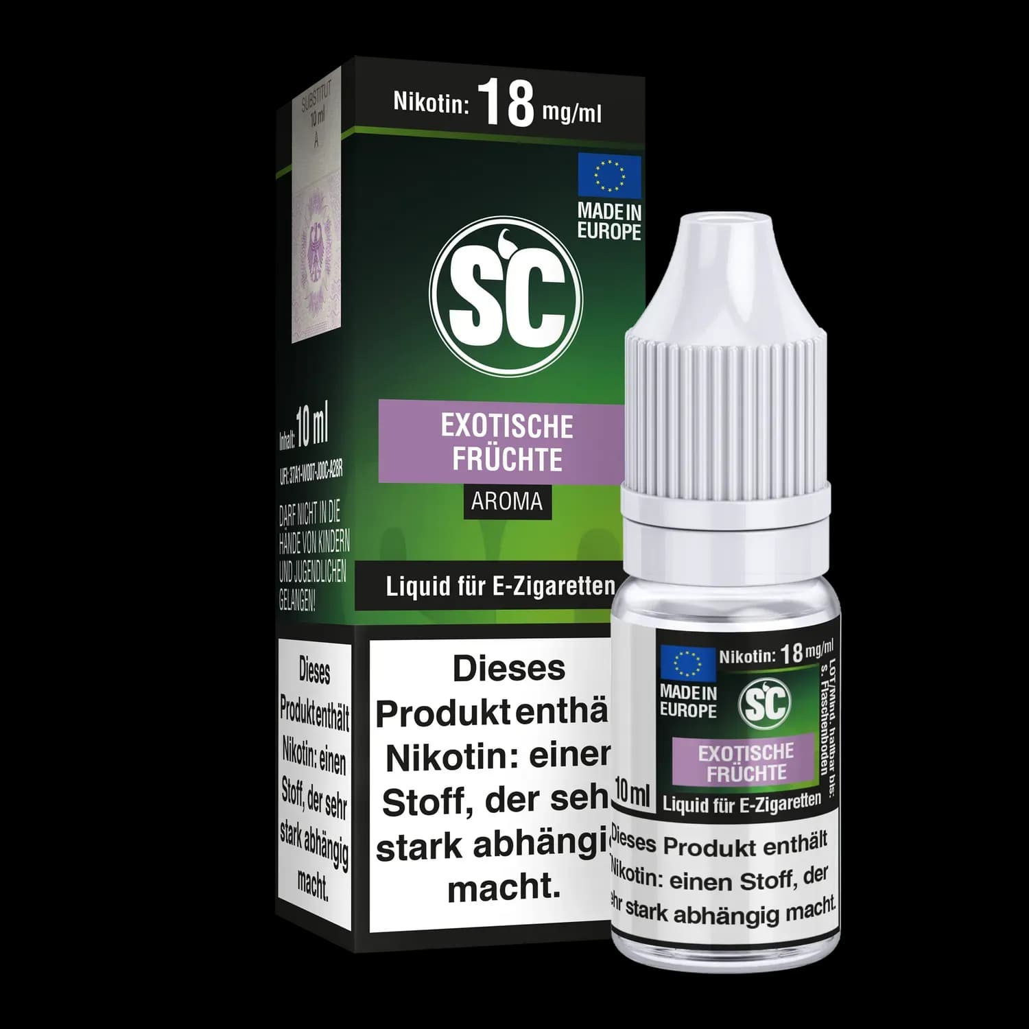 Exotische Früchte E-Zigaretten Liquid (Packung: 1er Packung / Stärke: 18 mg/ml) (695,00 EUR / liter)
