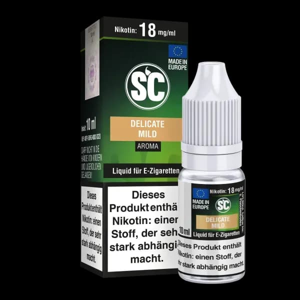 Delicate Mild Tabak E-Zigaretten Liquid (Packung: 1er Packung / Stärke: 12 mg/ml) (695,00 EUR / liter)