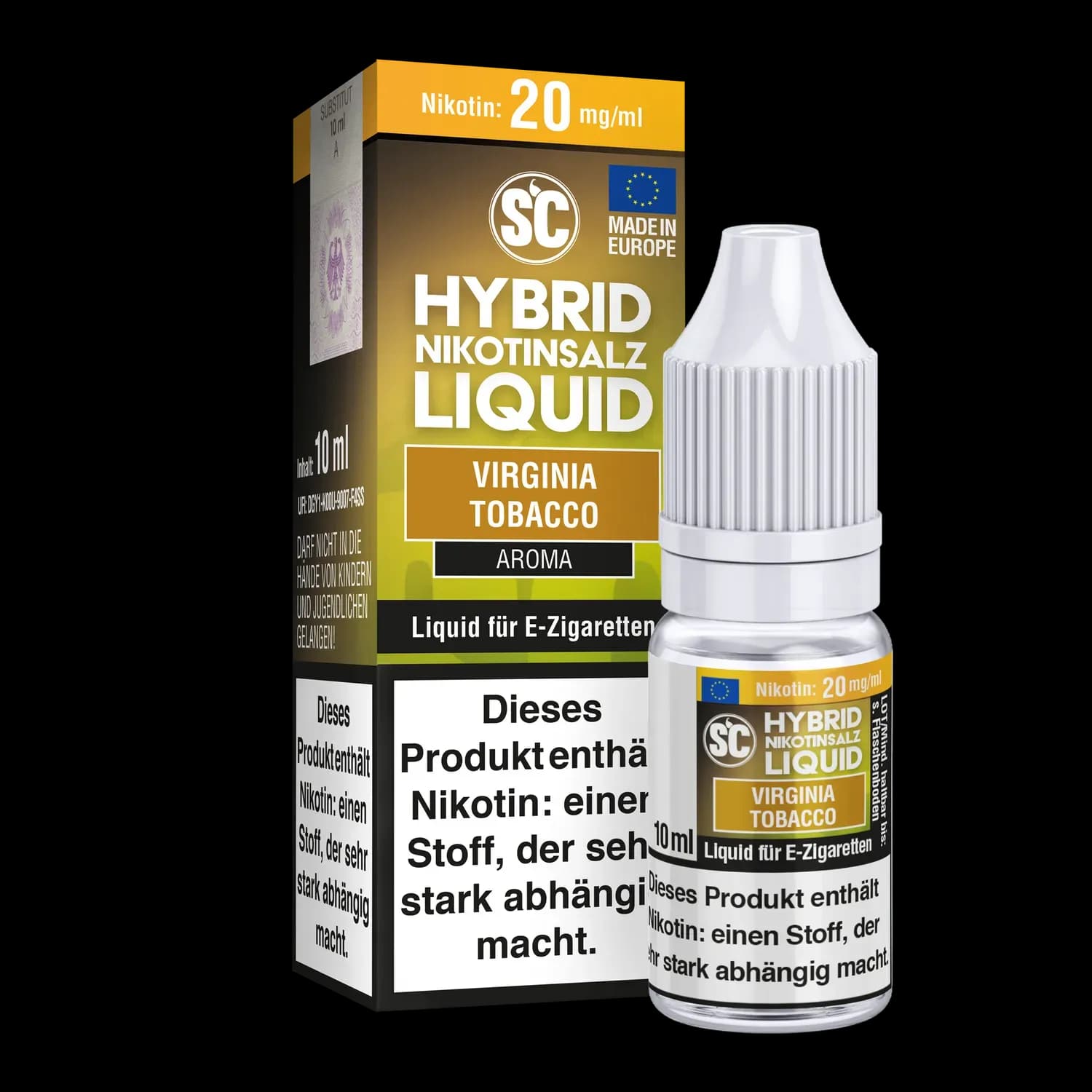 SC - Virginia Tobacco -  Hybrid Nikotinsalz Liquid  (Packung: 1er Packung / Stärke: 5 mg/ml) (795,00 EUR / liter)