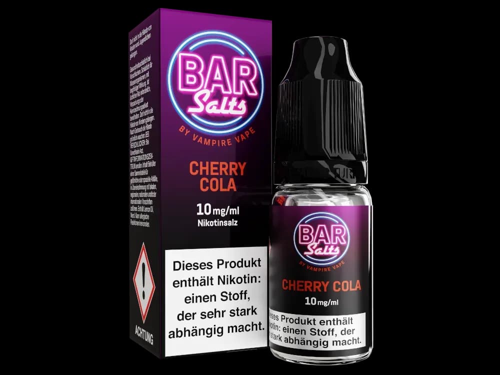 Vampire Vape - Bar Salts - Nikotinsalz Liquid - Cherry Cola (Packung: 1er Packung / Stärke: 10 mg/ml / Geschmack: Cherry Cola) (895,00 EUR / liter)