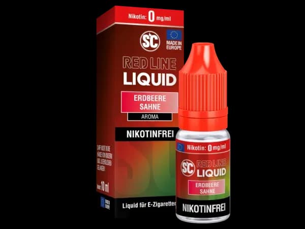 SC - Red Line - Erdbeere Sahne - Nikotinsalz Liquid (Packung: 1er Packung / Stärke: 20 mg/ml) (795,00 EUR / liter)