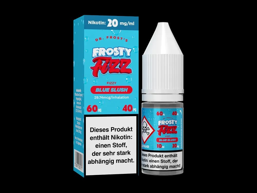 Dr. Frost - Frosty Fizz - Blue Slush - Nikotinsalz Liquid 20mg/ml - Blue Slush (Packung: 1er Packung / Stärke: 20 mg/ml) (995,00 EUR / liter)