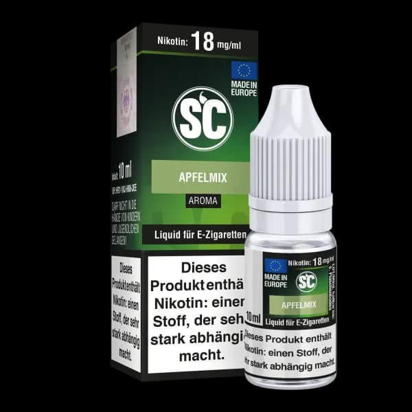 Apfelmix E-Zigaretten Liquid (Packung: 1er Packung / Stärke: 18 mg/ml) (695,00 EUR / liter)