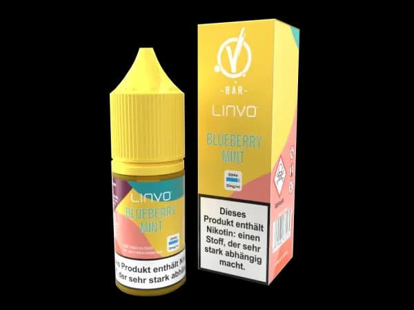Linvo - Blueberry Mint - Nikotinsalz Liquid 20 mg/ml (Packung: 1er Packung / Stärke: 20 mg/ml) (895,00 EUR / liter)