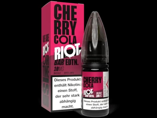 Riot Squad - BAR EDTN. - Nikotinsalz Liquid - Cherry Cola (Packung: 1er Packung / Stärke: 10 mg/ml / Geschmack: Cherry Cola) (895,00 EUR / liter)