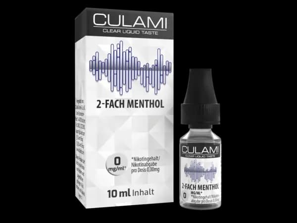 Culami - Liquids - 2-Fach Menthol (Packung: 1er Packung / Stärke: 3 mg/ml / Geschmack: 2-Fach Menthol) (895,00 EUR / liter)
