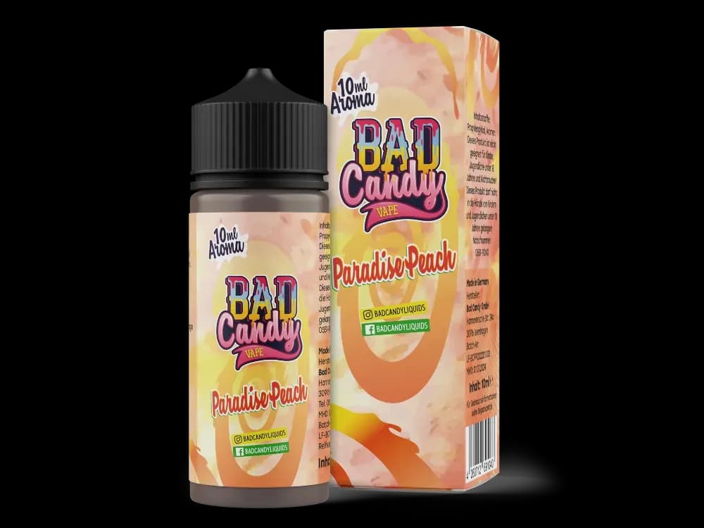 Bad Candy Liquids - Aroma Paradise Peach 10ml (Packung: 1er Packung) (1495,00 EUR / liter)