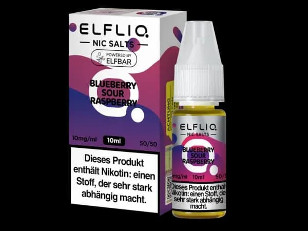 ELFLIQ - Blueberry Sour Raspberry - Nikotinsalz Liquid (Packung: 1er Packung / Stärke: 10 mg/ml) (995,00 EUR / liter)