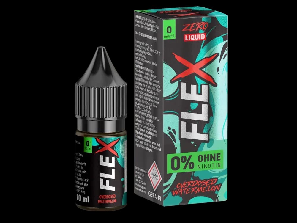 Revoltage - FLEX Nikotinsalz Liquid - Watermelon (Packung: 1er Packung / Stärke: 0 mg/ml / Geschmack: Watermelon) (995,00 EUR / liter)