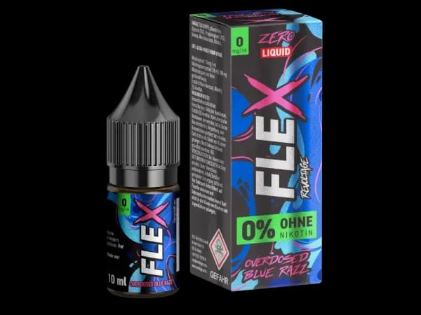 Revoltage - FLEX Nikotinsalz Liquid - Blue Razz (Packung: 1er Packung / Stärke: 20 mg/ml / Geschmack: Blue Razz) (895,00 EUR / liter)