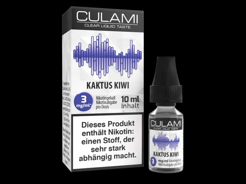 Culami - Liquids - Kaktus Kiwi (Packung: 1er Packung / Geschmack: Kaktus Kiwi / Stärke: 3 mg/ml) (895,00 EUR / liter)