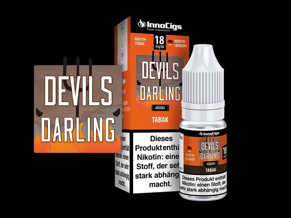 Devils Darling Tabak Aroma - Liquid für E-Zigaretten (Packung: 1er Packung / Stärke: 3 mg/ml) (895,00 EUR / liter)