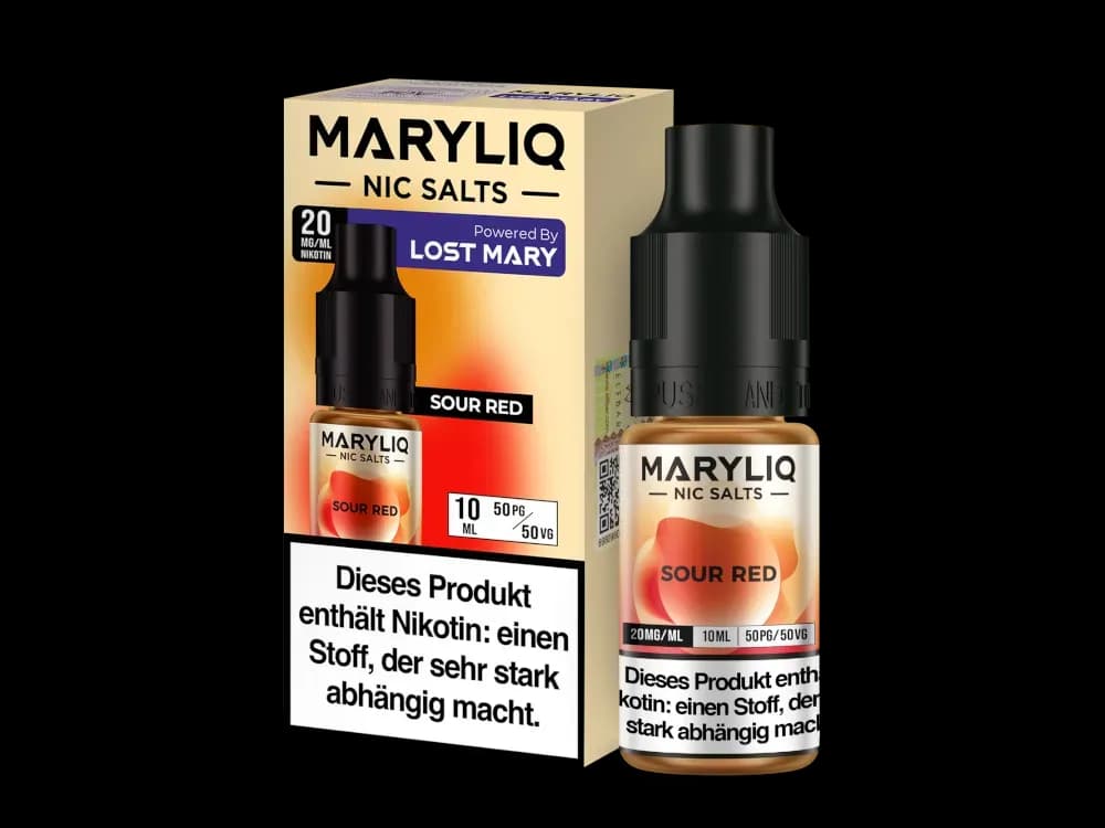 MARYLIQ - Nikotinsalz Liquid - Sour Red (Packung: 1er Packung / Stärke: 20 mg/ml / Geschmack: Sour Red) (995,00 EUR / liter)