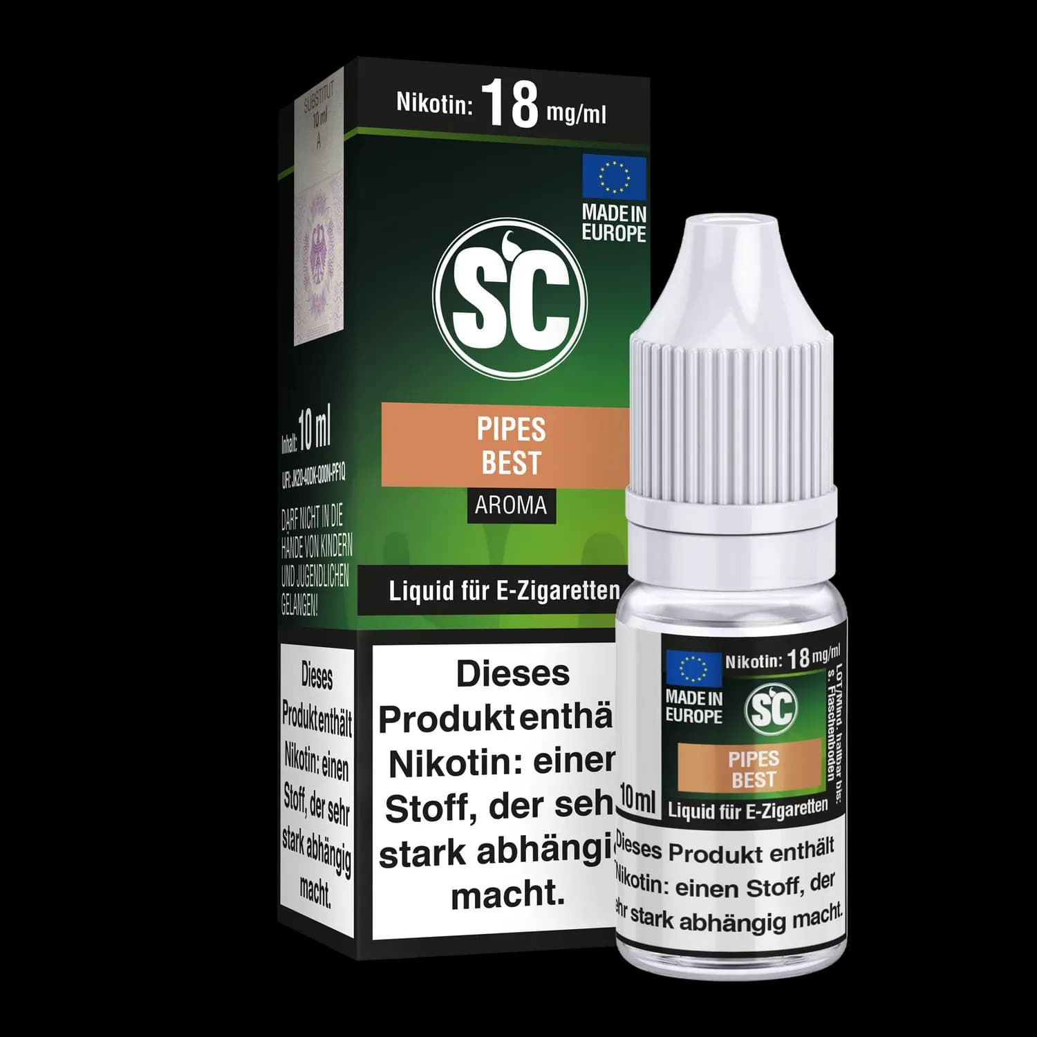Pipes Best Tabak E-Zigaretten Liquid (Packung: 1er Packung / Stärke: 12 mg/ml) (695,00 EUR / liter)
