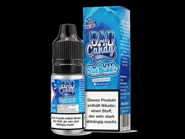 Bad Candy Liquids - Blue Bubble - Nikotinsalz Liquid  (Packung: 1er Packung / Stärke: 20 mg/ml) (895,00 EUR / liter)