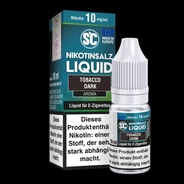 SC - Tobacco Dark - Nikotinsalz Liquid (Packung: 1er Packung / Stärke: 10 mg/ml) (795,00 EUR / liter)