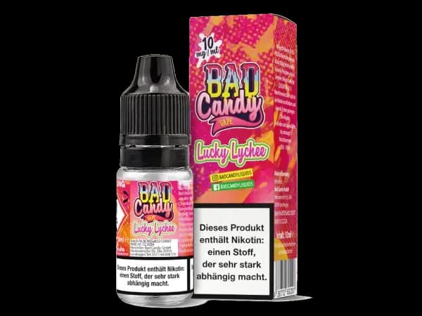 Bad Candy Liquids - Lucky Lychee - Nikotinsalz Liquid  (Packung: 1er Packung / Stärke: 10 mg/ml) (895,00 EUR / liter)