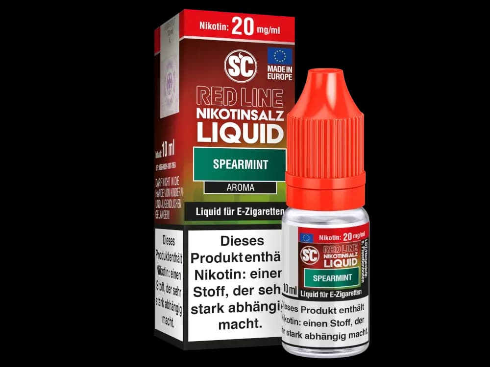 SC - Red Line - Spearmint - Nikotinsalz Liquid (Packung: 1er Packung / Stärke: 10 mg/ml) (795,00 EUR / liter)