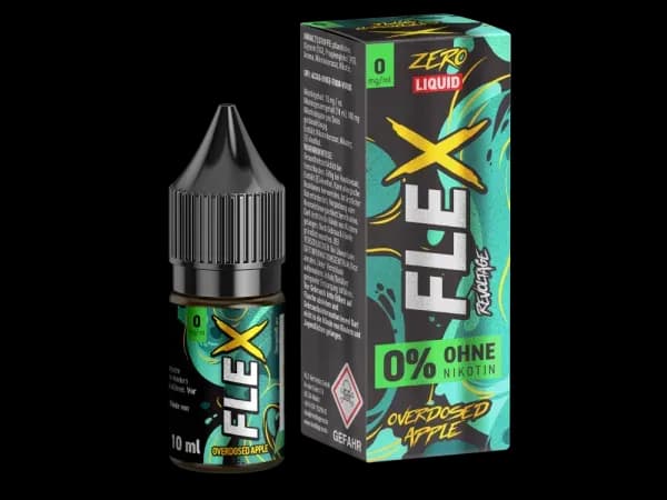 Revoltage - FLEX Nikotinsalz Liquid - Apple (Packung: 1er Packung / Stärke: 0 mg/ml / Geschmack: Apple) (995,00 EUR / liter)