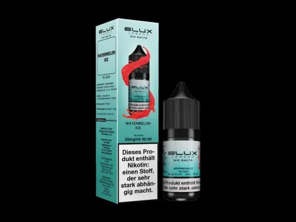 Elux - Nikotinsalz Liquid  - Watermelon Ice (Packung: 1er Packung / Stärke: 10 mg/ml / Geschmack: Watermelon Ice) (995,00 EUR / liter)