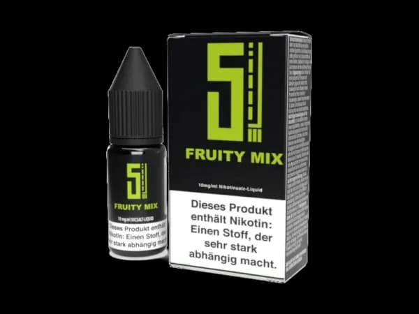 5EL - Fruity Mix - Nikotinsalz Liquid (Packung: 1er Packung / Stärke: 10 mg/ml) (895,00 EUR / liter)