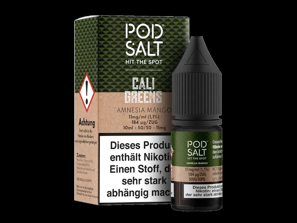 Pod Salt Fusion - Amnesia Mango - Nikotinsalz Liquid  (Packung: 1er Packung / Stärke: 11 mg/ml) (1095,00 EUR / liter)