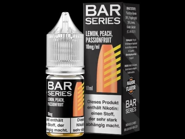 Bar Series - Nikotinsalz Liquid - Lemon Peach Passionfruit (Packung: 1er Packung / Stärke: 20 mg/ml / Geschmack: Lemon Peach Passionfruit) (895,00...