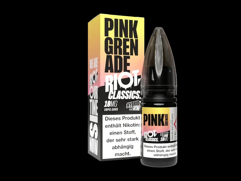 Riot Squad - Classics - Hybrid Nikotinsalz Liquid - Pink Grenade (Packung: 1er Packung / Stärke: 10 mg/ml / Geschmack: Pink Grenade) (895,00 EUR /...