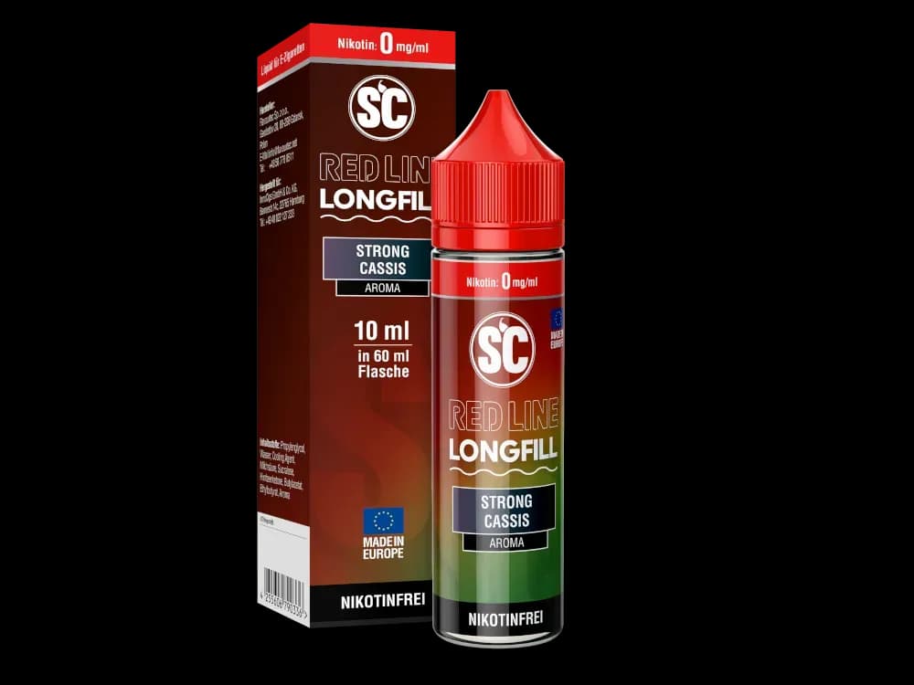 SC - Red Line Longfills 10 ml - Strong Cassis (Packung: 1er Packung / Geschmack: Strong Cassis) (995,00 EUR / liter)