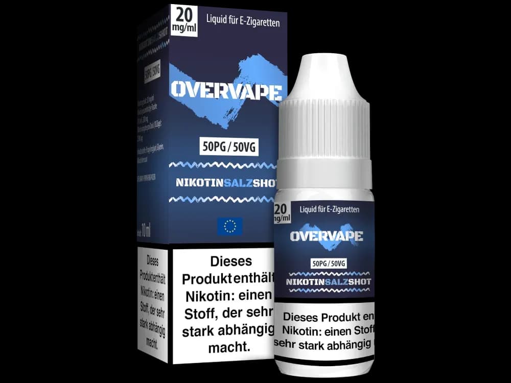 Overvape - Nikotinsalz Shot (Model: 50PG / 50VG / Packung: 1er Packung / Stärke: 20 mg/ml) (695,00 EUR / liter)