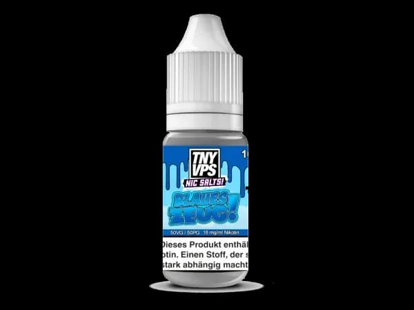TNYVPS - Nikotinsalz Liquid - Blaues Zeug (Packung: 1er Packung / Stärke: 18 mg/ml / Geschmack: Blaues Zeug) (895,00 EUR / liter)