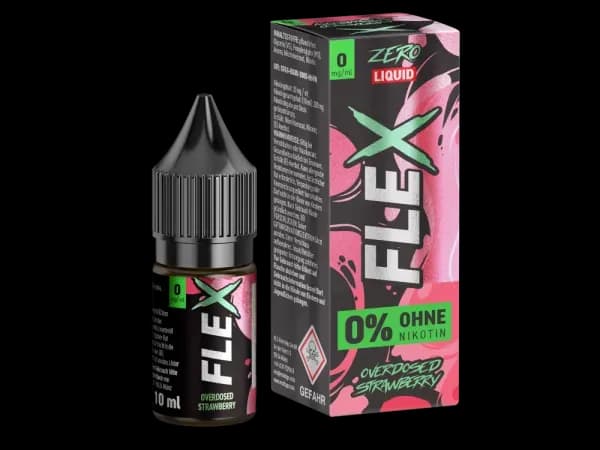 Revoltage - FLEX Nikotinsalz Liquid - Strawberry (Packung: 1er Packung / Stärke: 0 mg/ml / Geschmack: Strawberry) (895,00 EUR / liter)