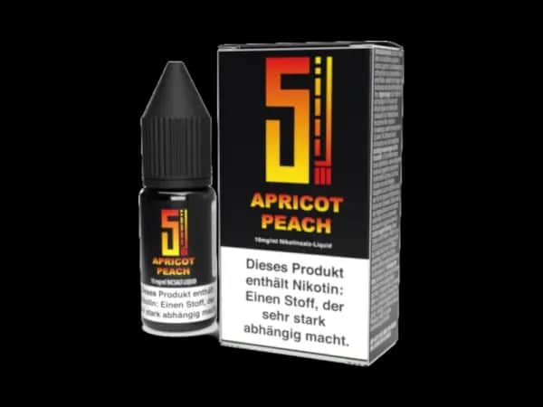 5EL - Apricot Peach - Nikotinsalz Liquid (Packung: 1er Packung / Stärke: 20 mg/ml) (895,00 EUR / liter)