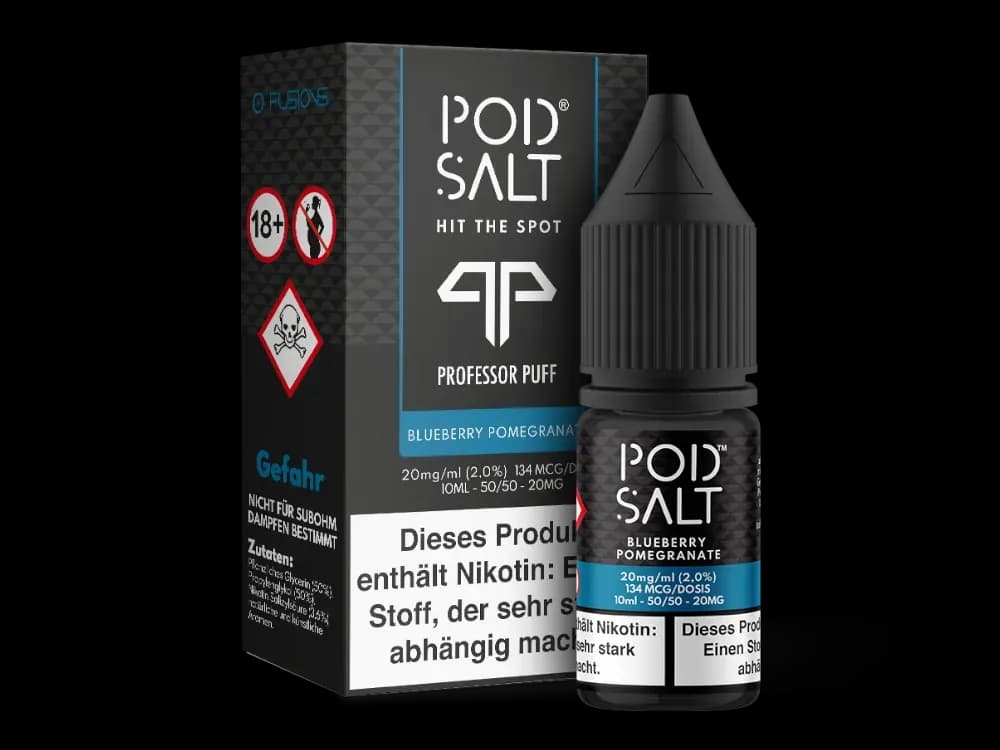 Pod Salt - Blueberry Pomegranate - Nikotinsalz Liquid 20 mg/ml (Packung: 1er Packung / Stärke: 20 mg/ml) (1095,00 EUR / liter)