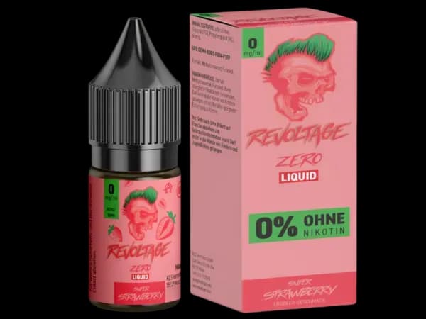 Revoltage - Tobacco Gold - Hybrid Nikotinsalz Liquid - Super Strawberry (Packung: 1er Packung / Stärke: 0 mg/ml / Geschmack: Super Strawberry)...