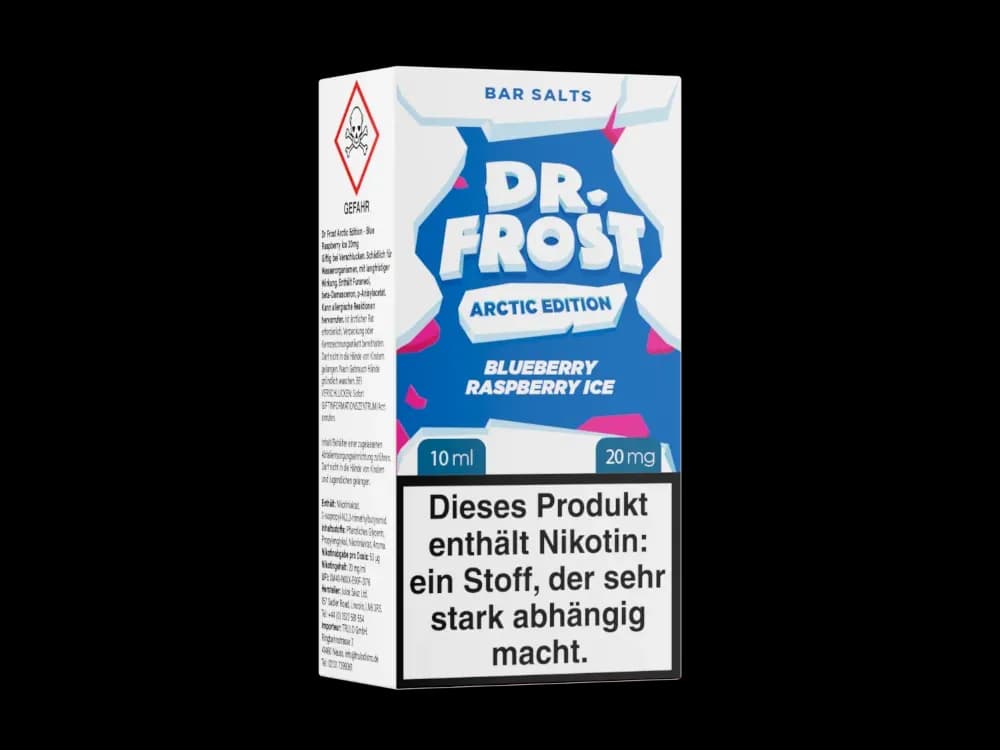 Dr. Frost - Arctic Edition - Nikotinsalz Liquid - Blueberry Raspberry Ice (Packung: 1er Packung / Stärke: 20 mg/ml / Geschmack: Blueberry Raspberry...