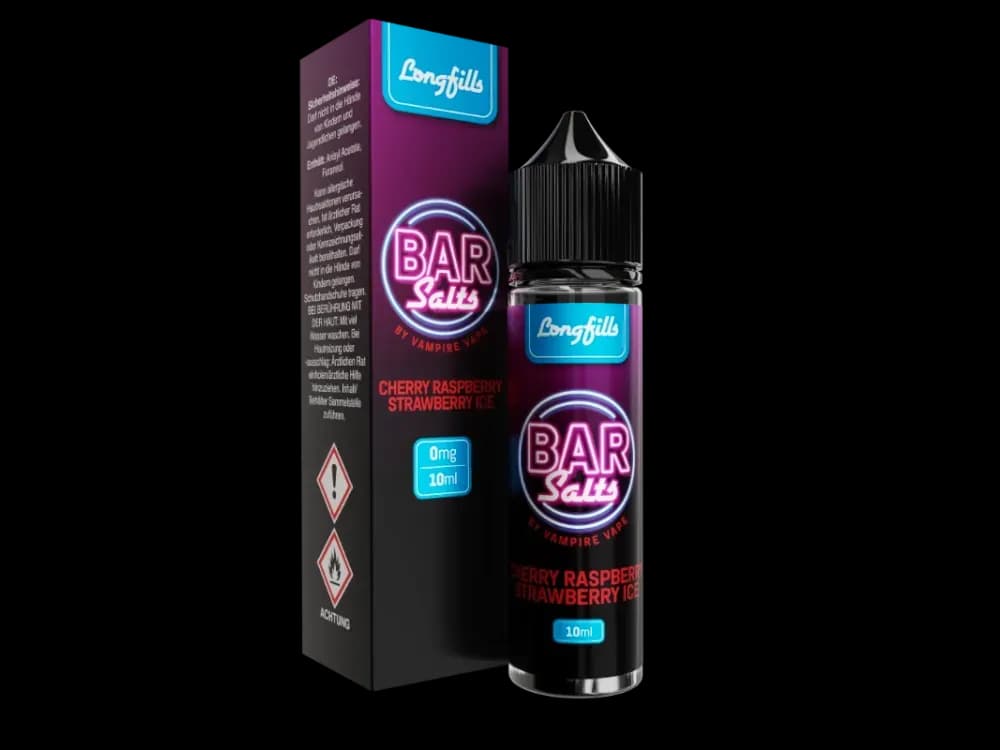 Vampire Vape - Bar Salts - Longfills 10 ml - Cherry Raspberry Strawberry Ice (Packung: 1er Packung / Geschmack: Cherry Raspberry Strawberry Ice)...
