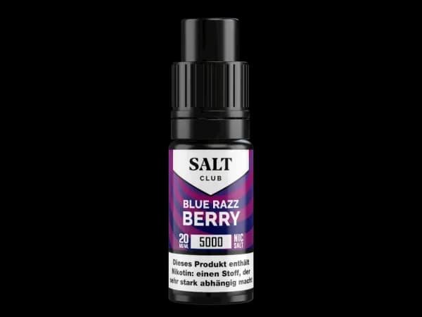Salt Club - 5000 - Nikotinsalz Liquid 20 mg/ml - Blue Razz Berry (Packung: 1er Packung / Stärke: 20 mg/ml / Geschmack: Blue Razz Berry) (795,00 EUR...
